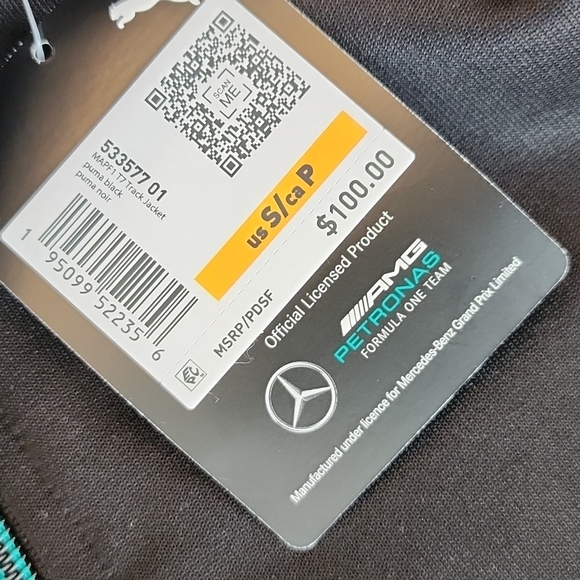 Mercedes F1 T7 Men's Track suit puma men's sizes small medium 2x - Picture 10 of 11